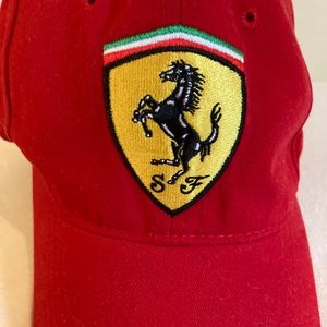 Ferrari baseball cap like new with adjustable back